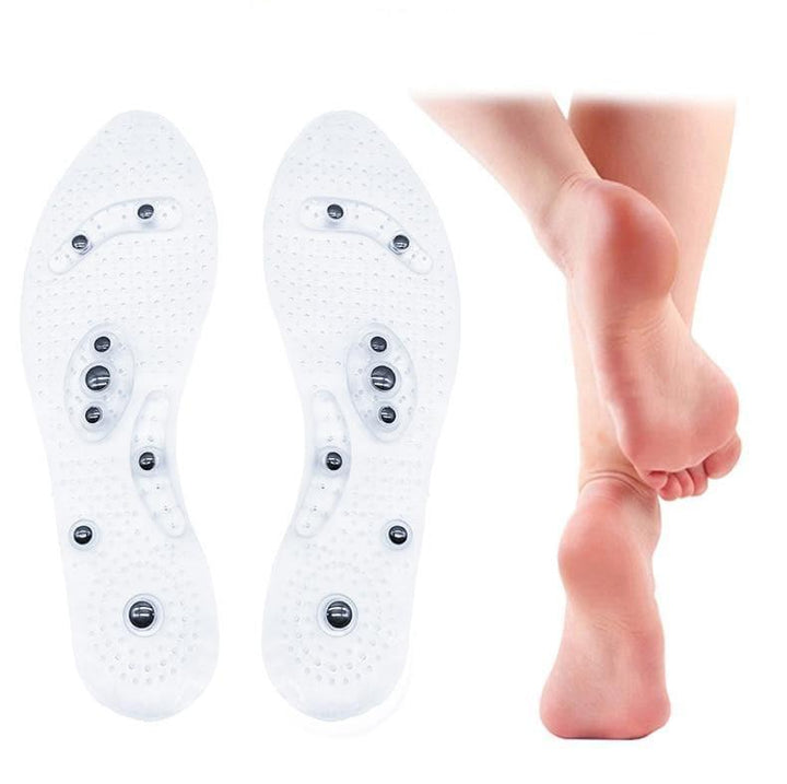 Ergonomische MagniStep magnetische Einlegesohlen für Fussmassage, Durchblutung und erhöhten Komfort.