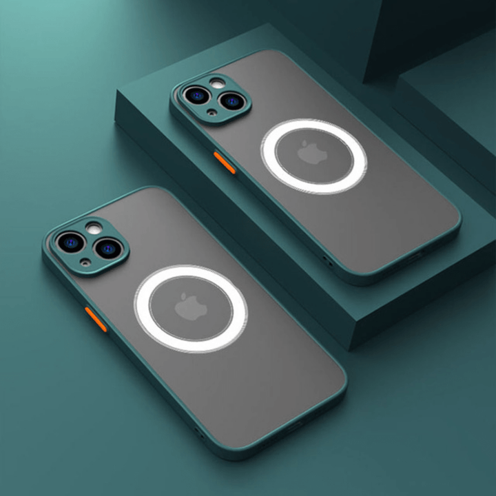 Vielseitige MagSafe iPhone Schutzhülle. Stoßfest, schlank und magnetisch für optimalen Handhabungskomfort.