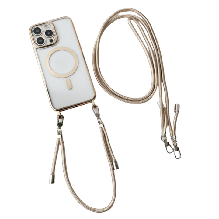 MagSafe iPhone Case mit Tragegurt: Sichere, schlanke Umhängehülle für optimalen Telefon-Schutz.