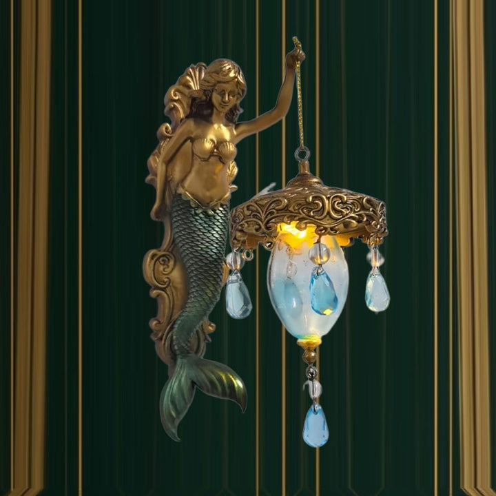 Dekorative MARINA Vintage Innenleuchte: elegante LED-Wandlampe aus Metall & Glas. Perfekt für gemütliches Licht.