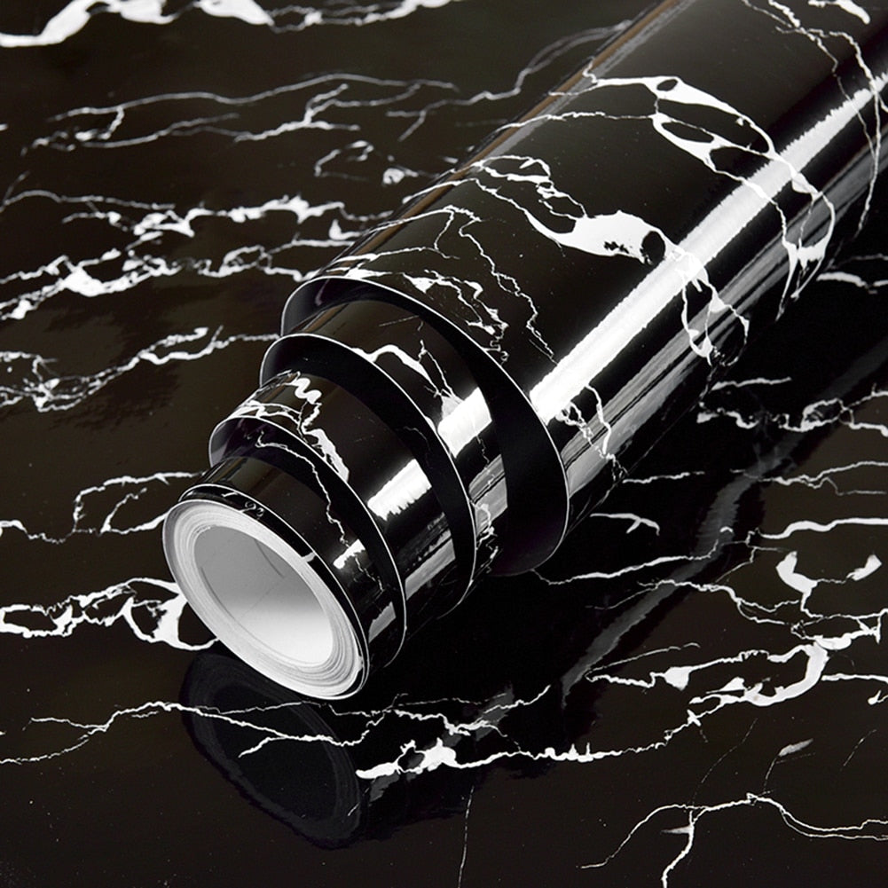 Strapazierfähiger Marmor Vinyl Aufkleber, wasserdicht, schützt Oberflächen vor Abnutzung.