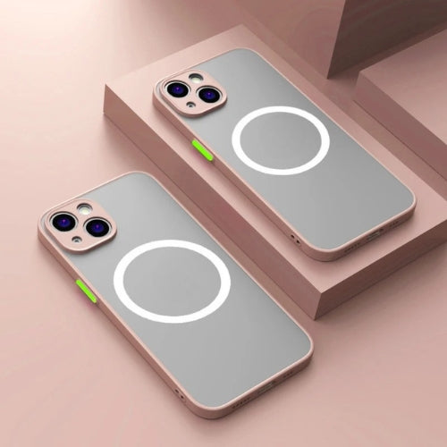 Magnetische, matte Smartphone Hülle mit integriertem MagSafe und Fallschutz. Perfekt griffig.