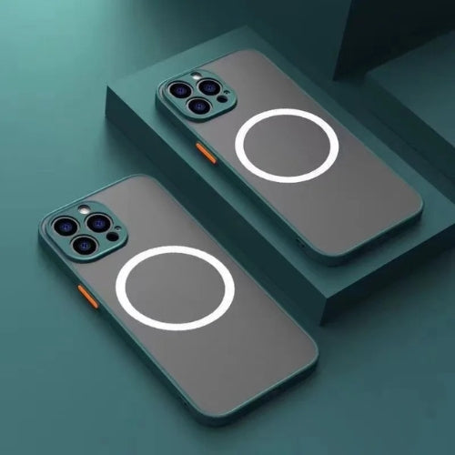 Anti-Fingerabdruck Schutzhülle, matt & magnetisch, mit Fallschutzfunktion für Smartphones.