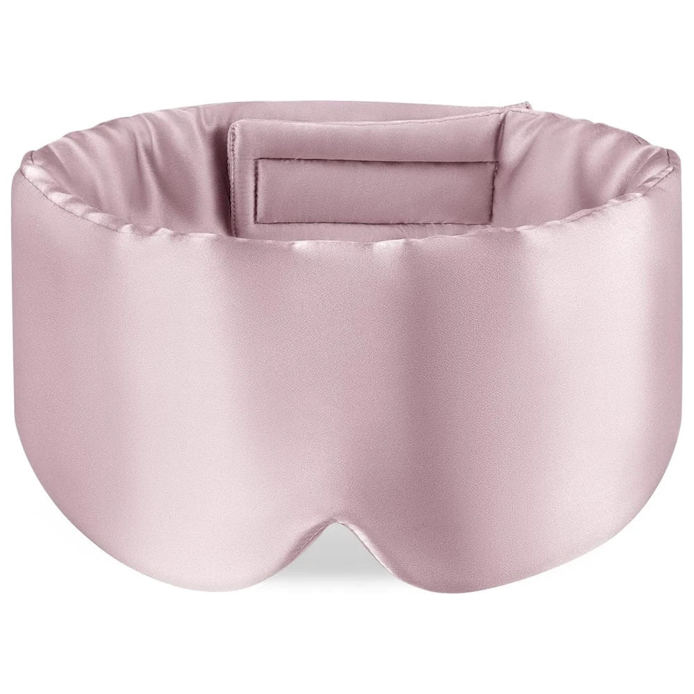 Kompakte Maulbeerseiden-Schlafmaske, das perfekte Reiseaccessoire für besseren Schlaf.