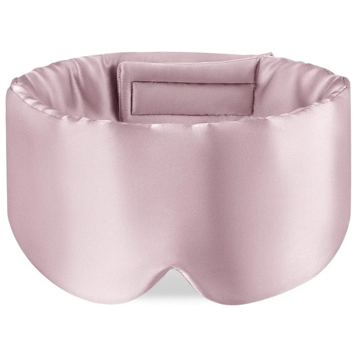 Kompakte Maulbeerseiden-Schlafmaske, das perfekte Reiseaccessoire für besseren Schlaf.