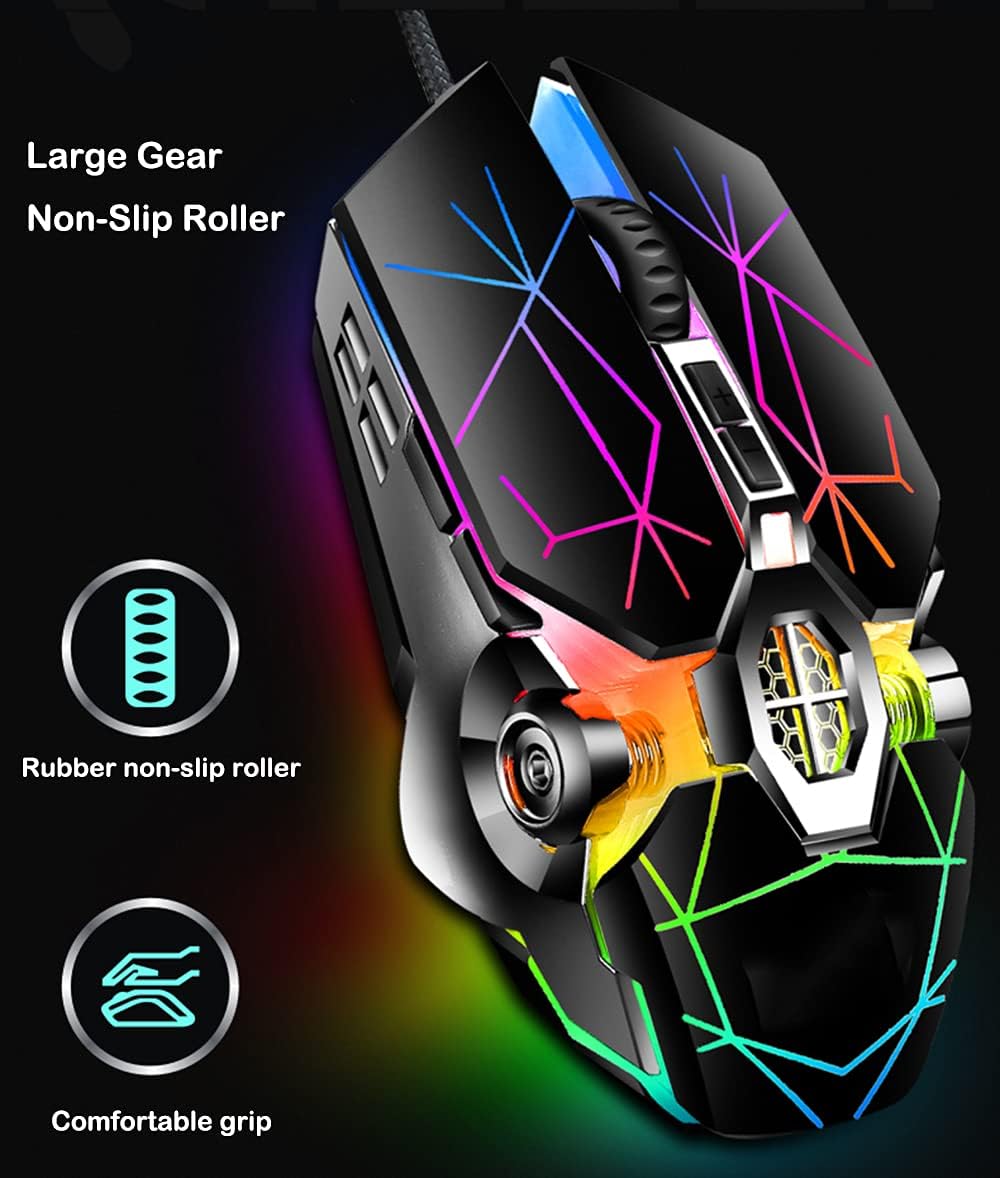 Ergonomisch designte Gaming-Tastatur TKL, mechanisch, blaue Schalter, RGB-Hintergrundbeleuchtung.