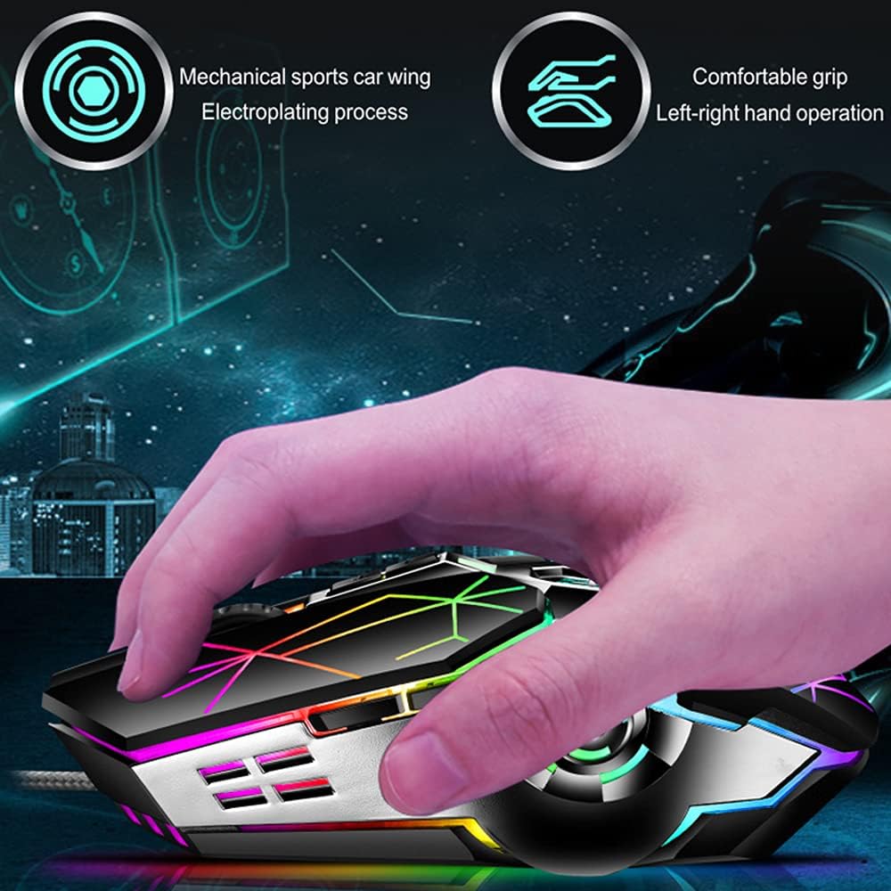 PC-Zubehör: 87-Tasten mechanische Gaming-Tastatur, RGB, blaue Schalter für professionelle Nutzung.