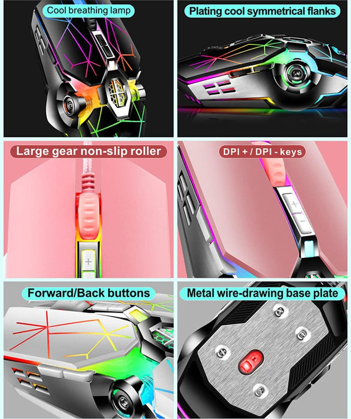 Für Gamer entwickelt: 87-Tasten mechanische Gaming-Tastatur, RGB, blaue Schalter.