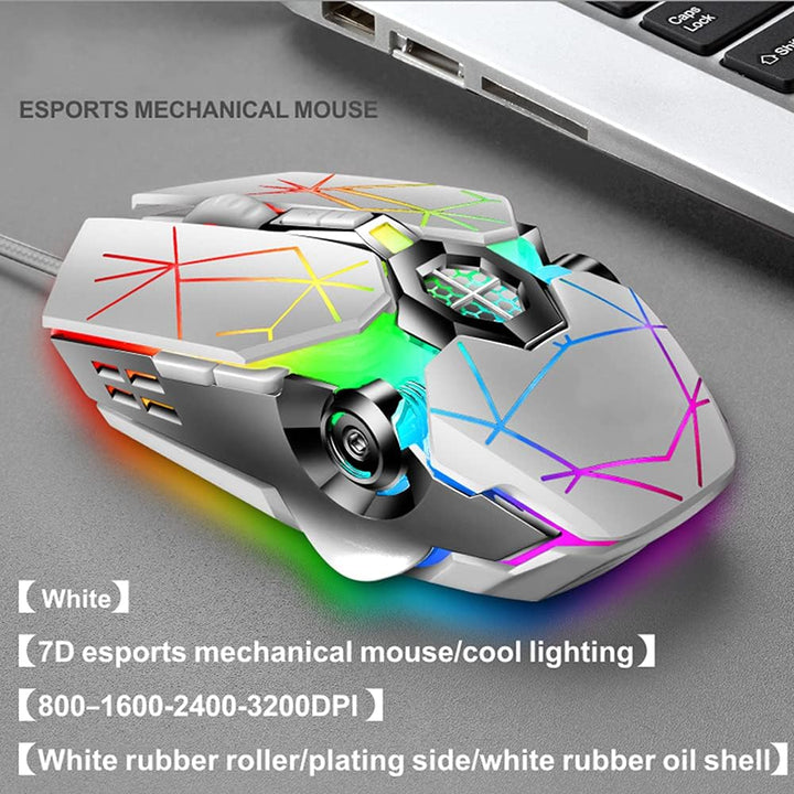 Präzise mechanische Gaming-Tastatur, 87 Tasten, RGB, blaue Schalter. Perfektes PC-Zubehör.