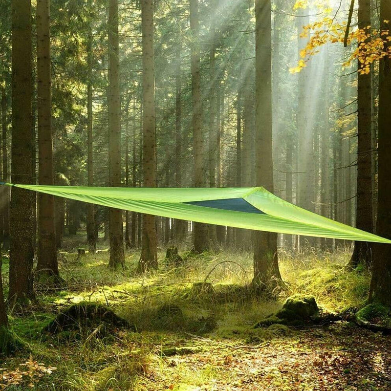 Vielseitige Gruppenhängematte aus Nylon, hervorragender Zeltersatz für Outdoor-Camping & Reisen mit der Familie.