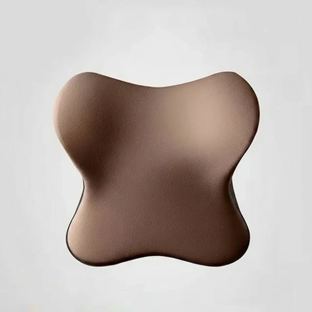 Ergonomisch geformtes Memory Foam Kissen Set für Auto. Nacken- & Lendenstütze gegen Verspannungen.
