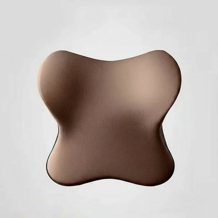 Ergonomisch geformtes Memory Foam Kissen Set für Auto. Nacken- & Lendenstütze gegen Verspannungen.