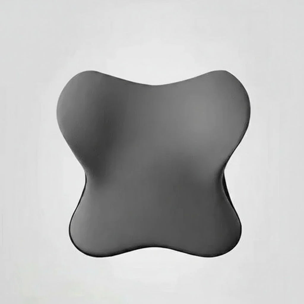Vielseitiges Memory Foam Kissen Set: Nacken- & Lendenstütze für Auto & Reisekomfort.
