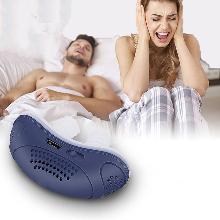 Micro-CPAP Anti-Schnarch Gerät für ruhigen Schlaf. Kompakt, tragbar und geräuschlos für gesunde Nächte.