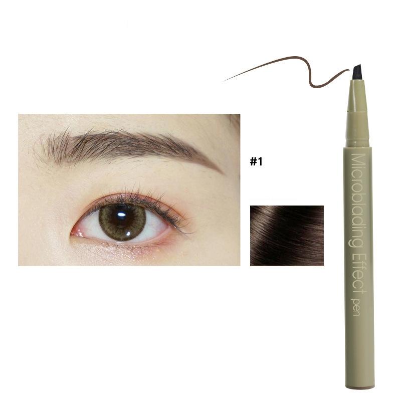 Microblading Augenbrauenstift für natürliche, definierte Brauen. Präziser Applikator, wasserfest.