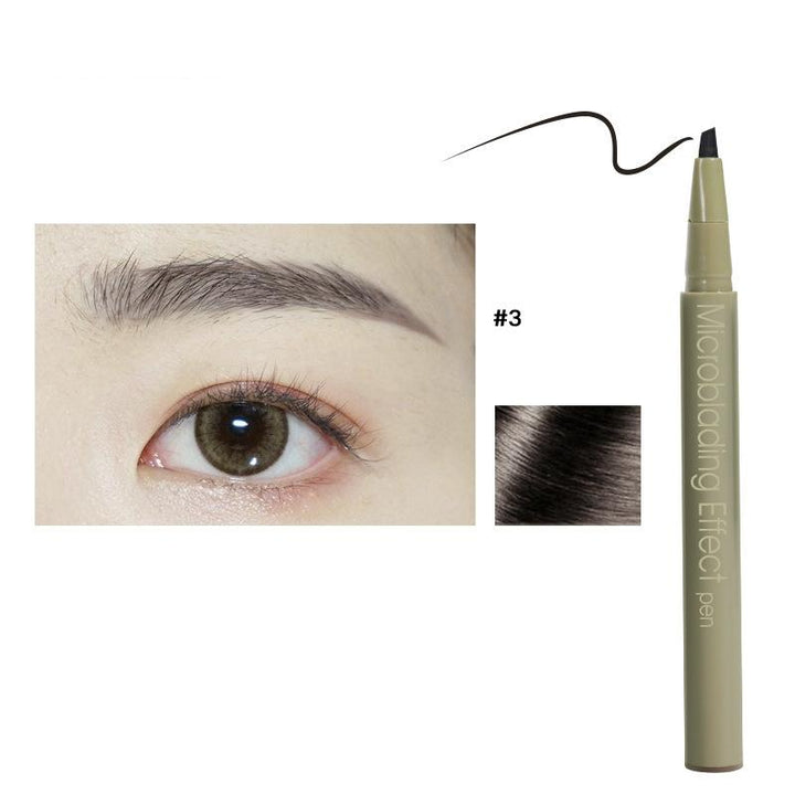 Professioneller Microblading Augenbrauenstift für langanhaltende, natürlich definierte Brauen. Kosmetik.