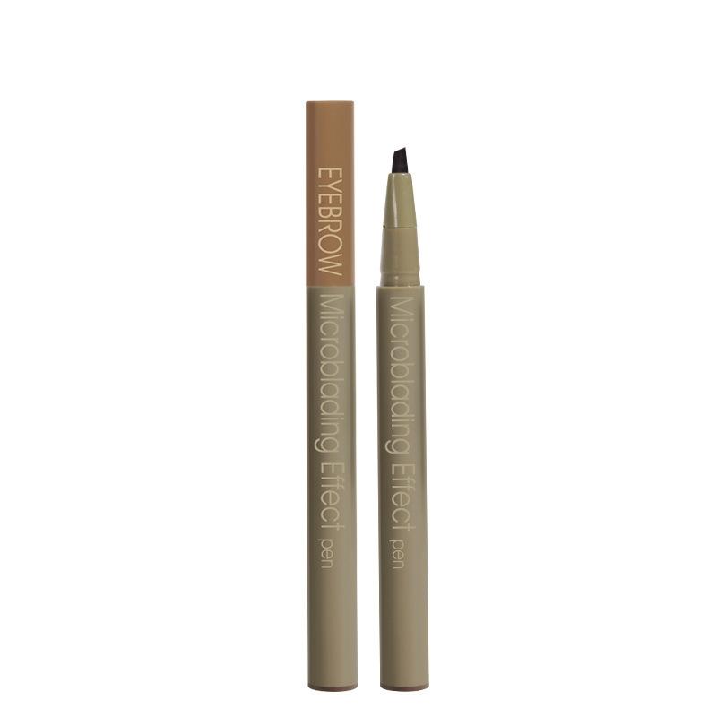 Kosmetik für perfekte Brauen: Microblading Augenbrauenstift. Natürliches, wasserfestes Augenbrauen Make-up.