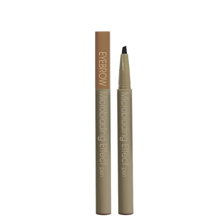 Kosmetik für perfekte Brauen: Microblading Augenbrauenstift. Natürliches, wasserfestes Augenbrauen Make-up.