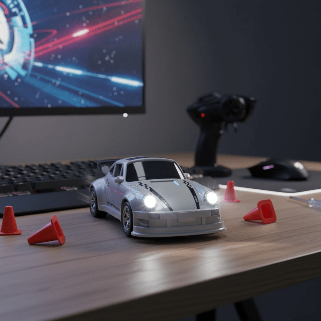 MICRODRIFT 1:64 RC Driftauto, präziser Fahrspaß. Kompaktes Mini-Modellauto für Kinder und Sammler.