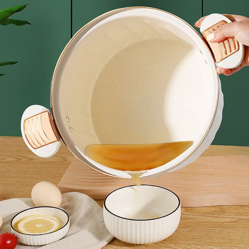 Langlebiger Antihaft-Kochtopf, geeignet für Induktions- und Gasherde, perfekt für schnelle Mahlzeiten und Suppen.