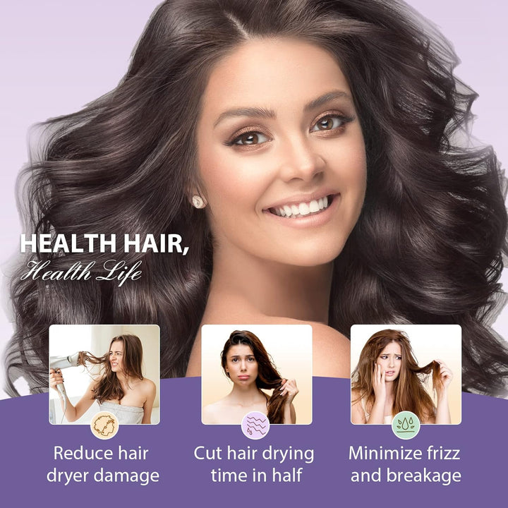 Ultimatives 3er Pack Mikrofaser-Haarhandtücher für schnelle, frizzfreie Trocknung und Haarschutz.