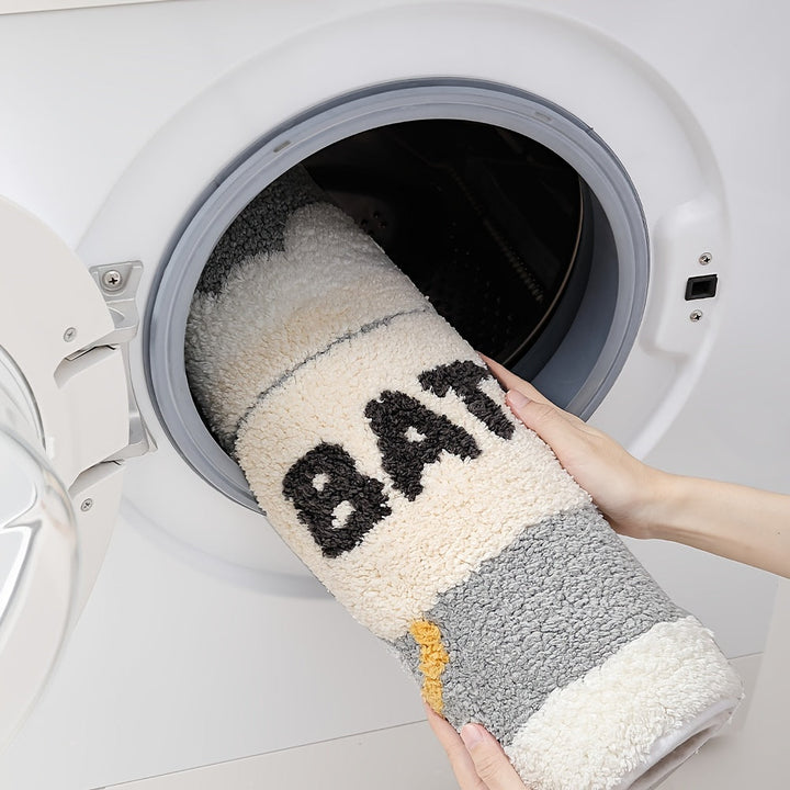 Komfortable, superabsorbierende Milo Badematte mit Rutschschutz für sichere & trockene Badezimmer.