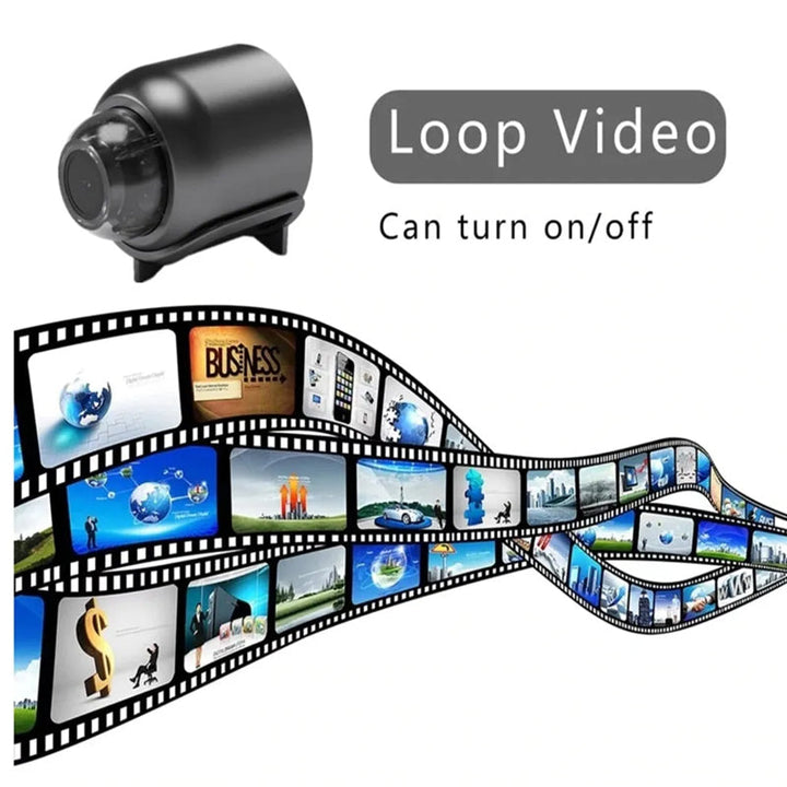 Kompakte HD Überwachungskamera im Büro, ideal für Videoüberwachung & erhöhte Bürosicherheit.
