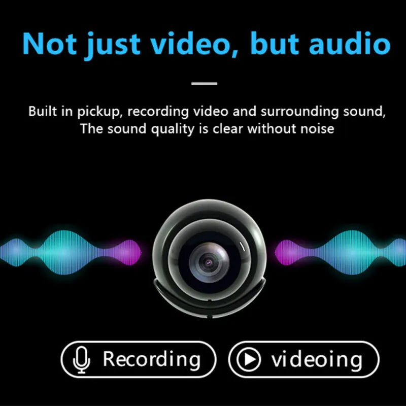 Einfach zu installierende WLAN Überwachungskamera für drahtlose 1080P HD Videoüberwachung via App.