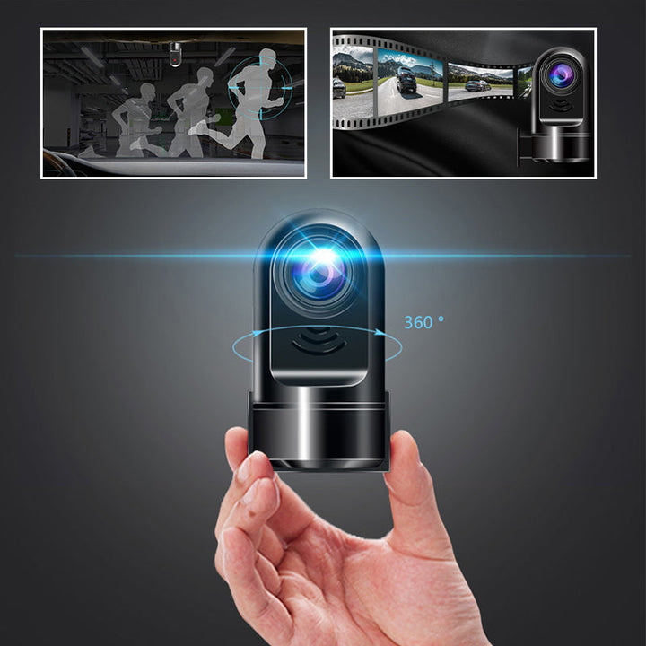 Detailreiche 1080P HD Mini Dashcam für 360° Aufnahmen, sichert Ihr Fahrzeug optimal mit ADAS-Funktion.