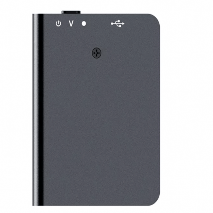 Modernes Mini Diktiergerät mit Sprachaktivierung, ideal für Notizen, Sprachmemos und digitale Aufnahmen.