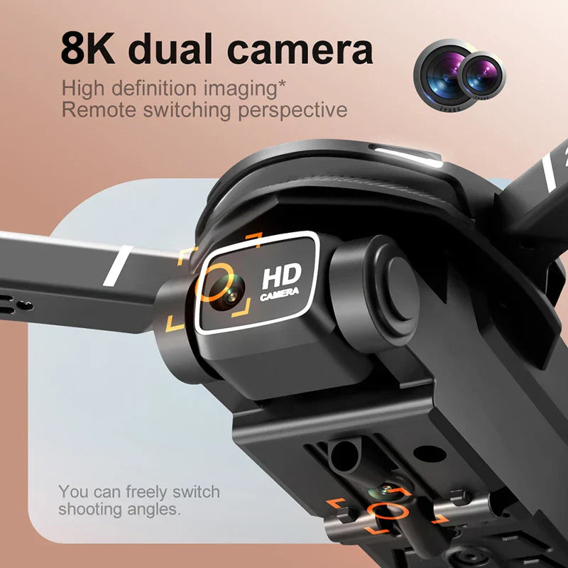Outdoor Mini-Drohne mit 8K HD-Kamera und GPS, für einfache und intuitive Bedienung.