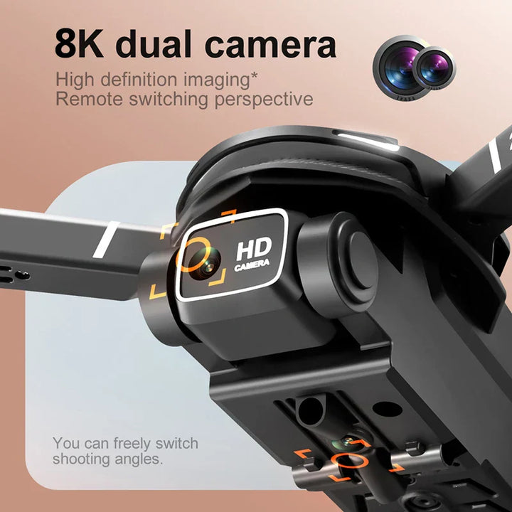 Outdoor Mini-Drohne mit 8K HD-Kamera und GPS, für einfache und intuitive Bedienung.