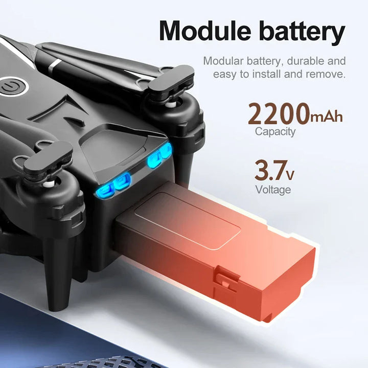 Mini-Drohne mit 8K Kamera und GPS, perfekt für einfache und professionelle Luftfotografie.