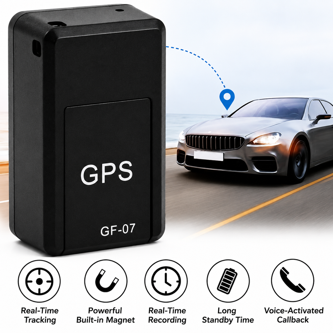 Unsichtbarer Mini GPS Tracker für Diebstahlschutz von Fahrzeugen. Präzise Echtzeit-Ortung ohne Abonnement.
