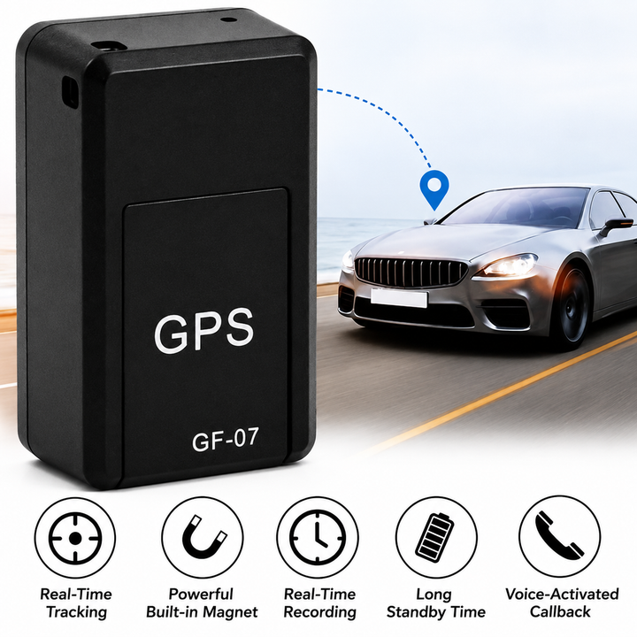 Unsichtbarer Mini GPS Tracker für Diebstahlschutz von Fahrzeugen. Präzise Echtzeit-Ortung ohne Abonnement.