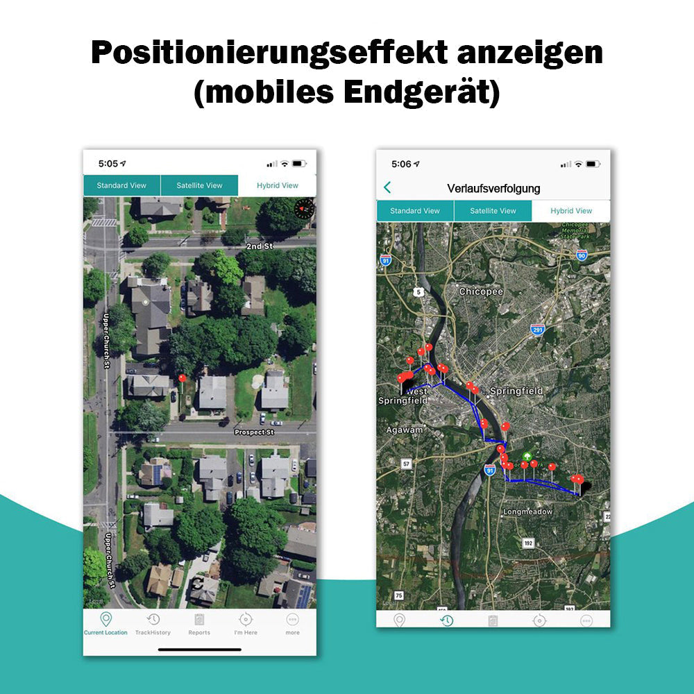 Diebstahlschutz & Fahrzeugortung mit magnetischem Mini GPS Tracker für Auto, Motorrad & Eigentum.