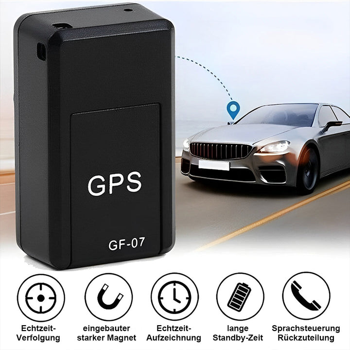 Kompakter, magnetischer Mini GPS Tracker zur einfachen Montage an Fahrzeugen. Ideal für Echtzeitortung.