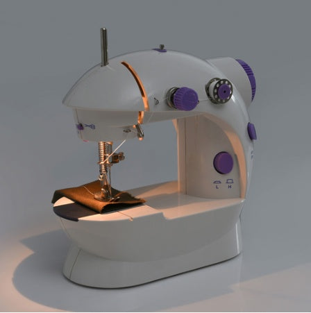 Mini Haushalts-Nähmaschine, elektrisch, ideal für Anfänger & Reparaturen. Kompakte Multifunktionsmaschine.
