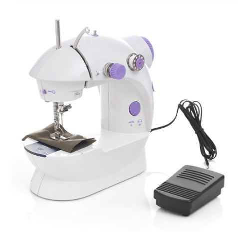 Multifunktionale Mini Nähmaschine für DIY-Projekte & Handwerk. Elektrisch, perfekt zum Nähen & Kleidung reparieren.
