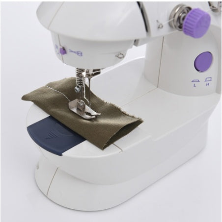 Elektrische Haushaltsnähmaschine für Anfänger, klein & leistungsstark. Ideal zum Nähen und schnelle Reparaturen.