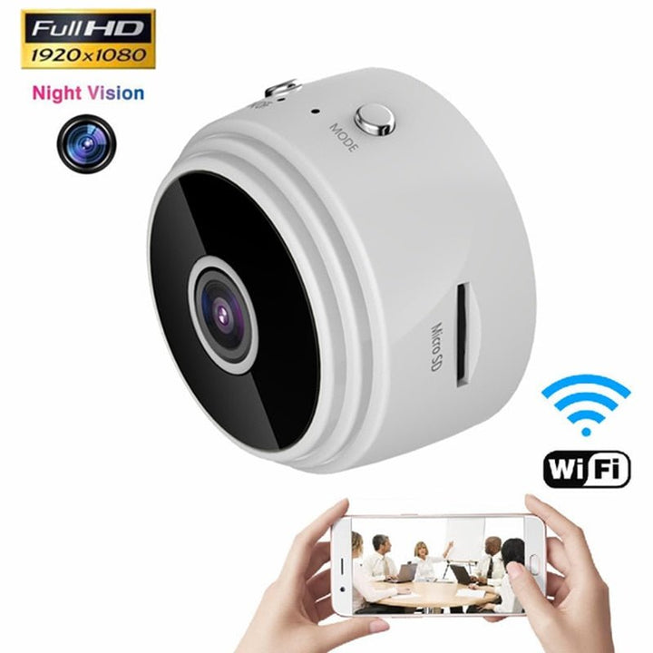 Zuverlässige Smart Home Sicherheitslösung: Mini HD WLAN Überwachungskamera mit Fernzugriff & Bewegungserkennung.