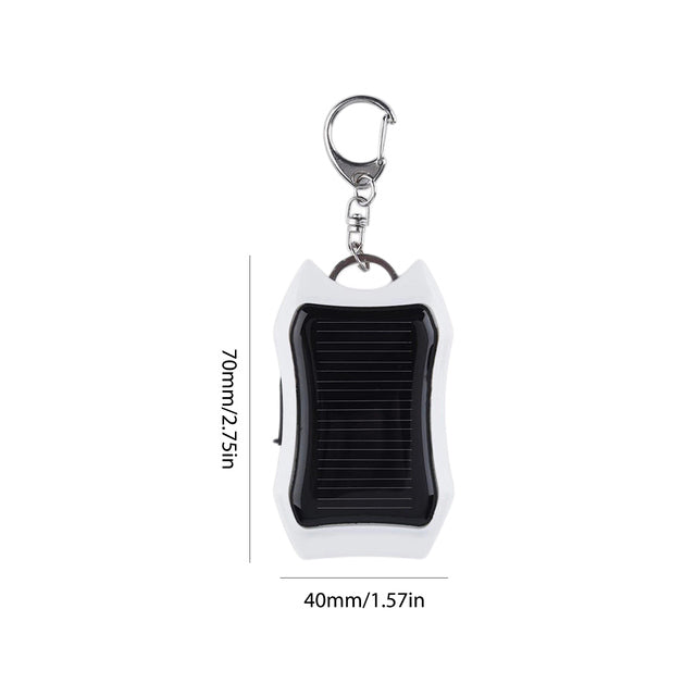 Kompakte, universelle Mini Solar Powerbank für Mobiltelefone. Portables USB-Ladegerät für Notfall & Outdoor.