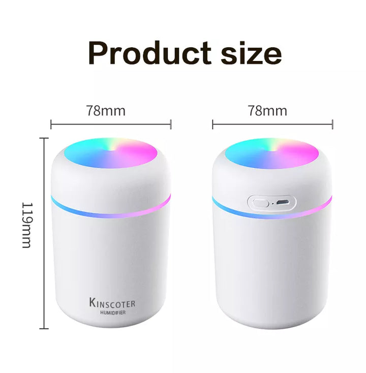 Praktischer USB Luftbefeuchter für Zuhause. Schafft ein gesundes Raumklima und mehr Behaglichkeit.