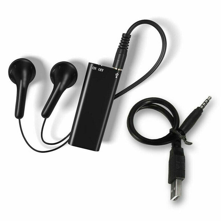 Diskret versteckter Mini USB-Sprachrekorder mit 8GB, perfekt für unauffällige Sprachaufzeichnung.