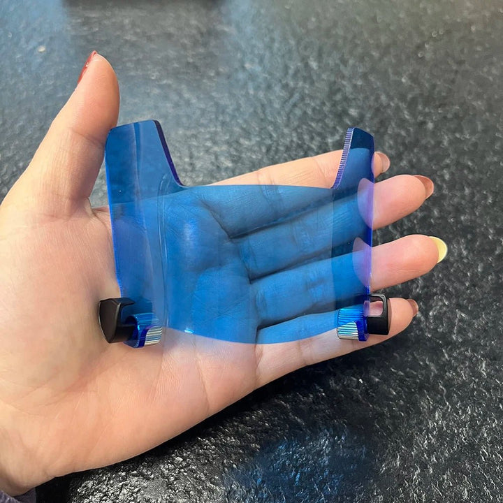 Miniatur-Helmvisier Football, Spiegeleffekt als Geschenk für Sportbegeisterte.