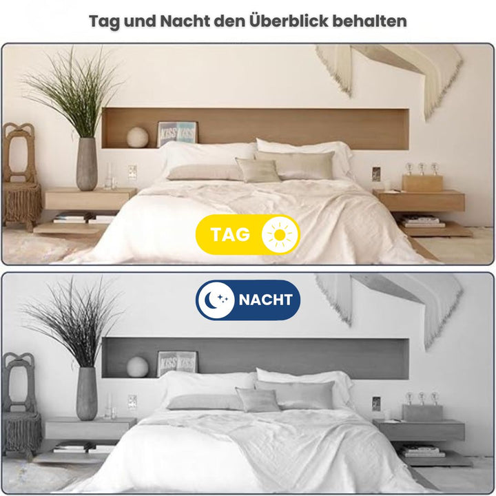 Unauffällige Minikamera mit Full HD Video, Nachtsicht & Bewegungsmelder zur diskreten Hausüberwachung.