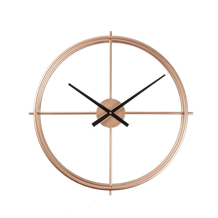 Große 50cm geräuschlose Wanduhr, minimalistisches Design. Perfekt als stilvolle Dekoration für Wohnzimmer & Büros.