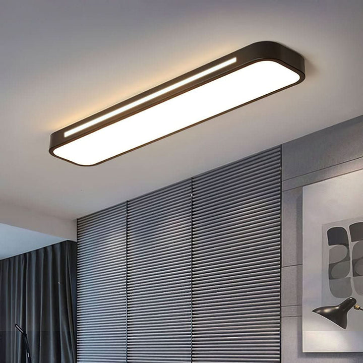 Design LED Leuchte, skandinavisch, für helle und moderne Wohnzimmerbeleuchtung.