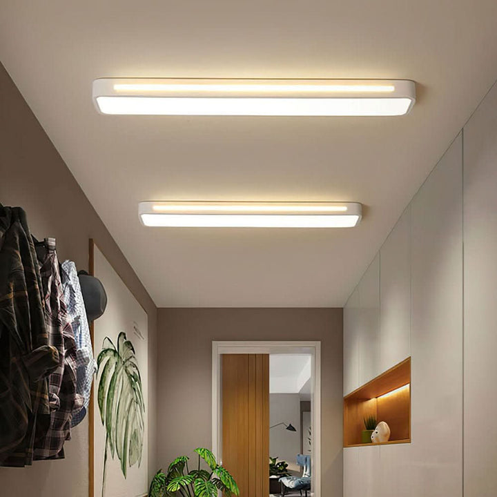 Helle und energiesparende LED Deckenlampe, minimalistisch, für Flur- und Esszimmerlicht.