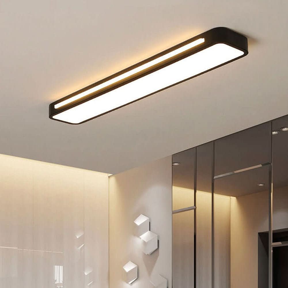 Moderne Deckenleuchte mit LED, nordisches Design, ideal für Wohnzimmer und Flur.